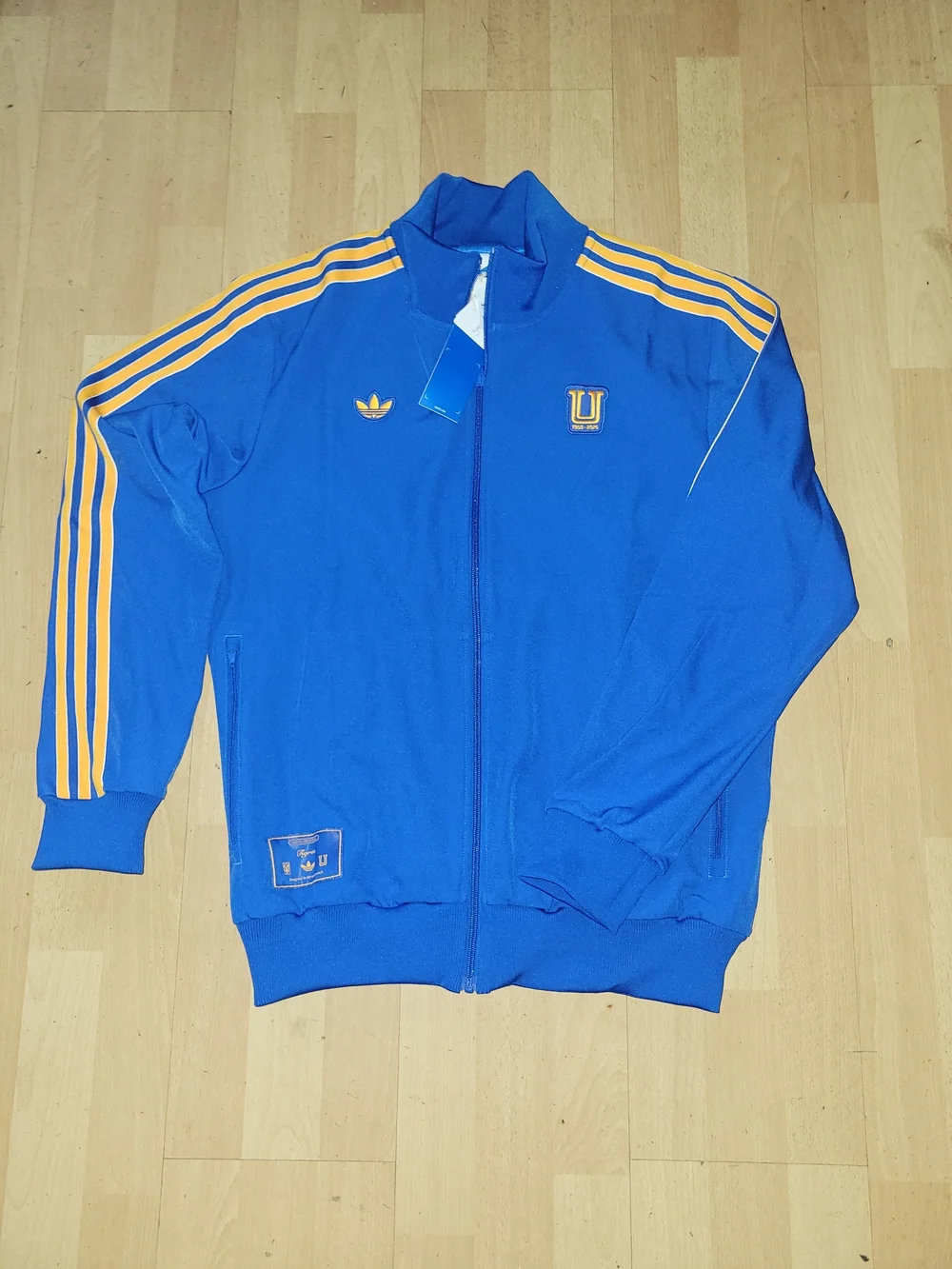 Tigres UANL adidas Terrace Icons Full-Zip Track Jacket - Blue